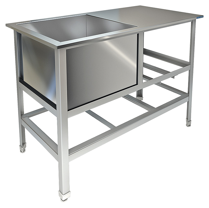 Ванна моечная с рабочей поверхностью ВСРо 1/700